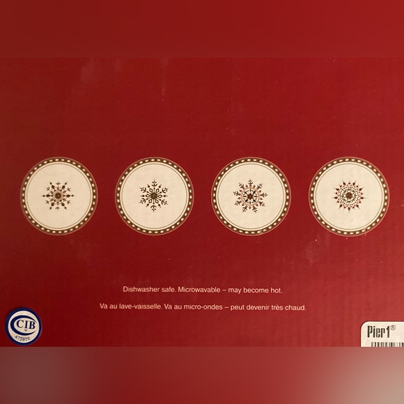 NWT Pier 1 Assorted Dessert Plates (Set of 4)(Bundle of 2) - Picture 2 of 3